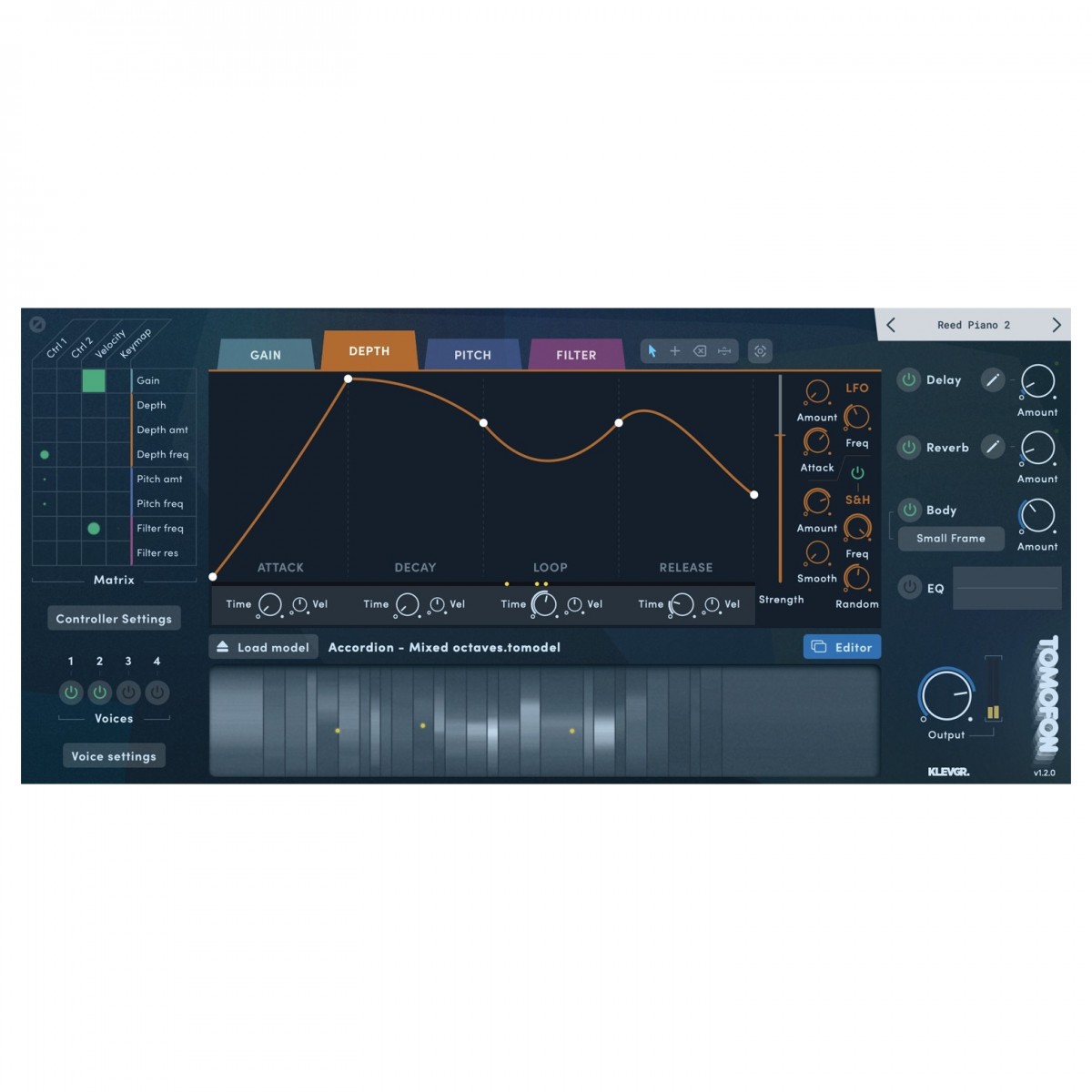 Klevgrand Tomofon - Real Audio Synth