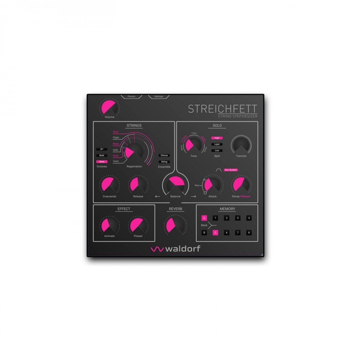 Waldorf Streichfett Plugin