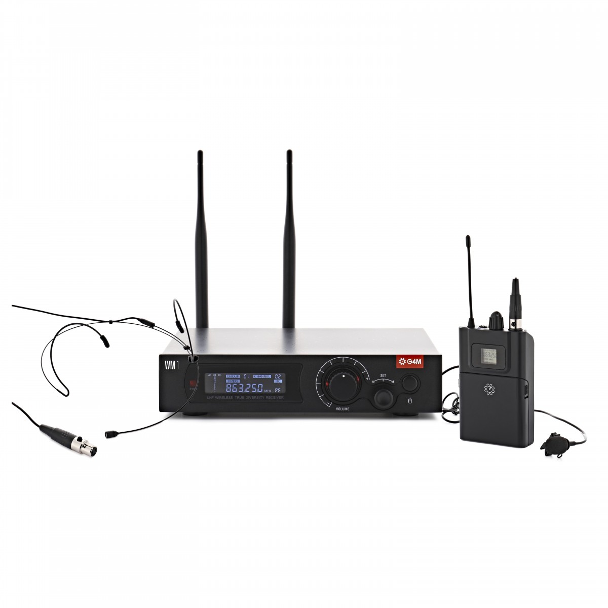 G4M True Diversity Single Wireless System, Lavalier & Headset Mics