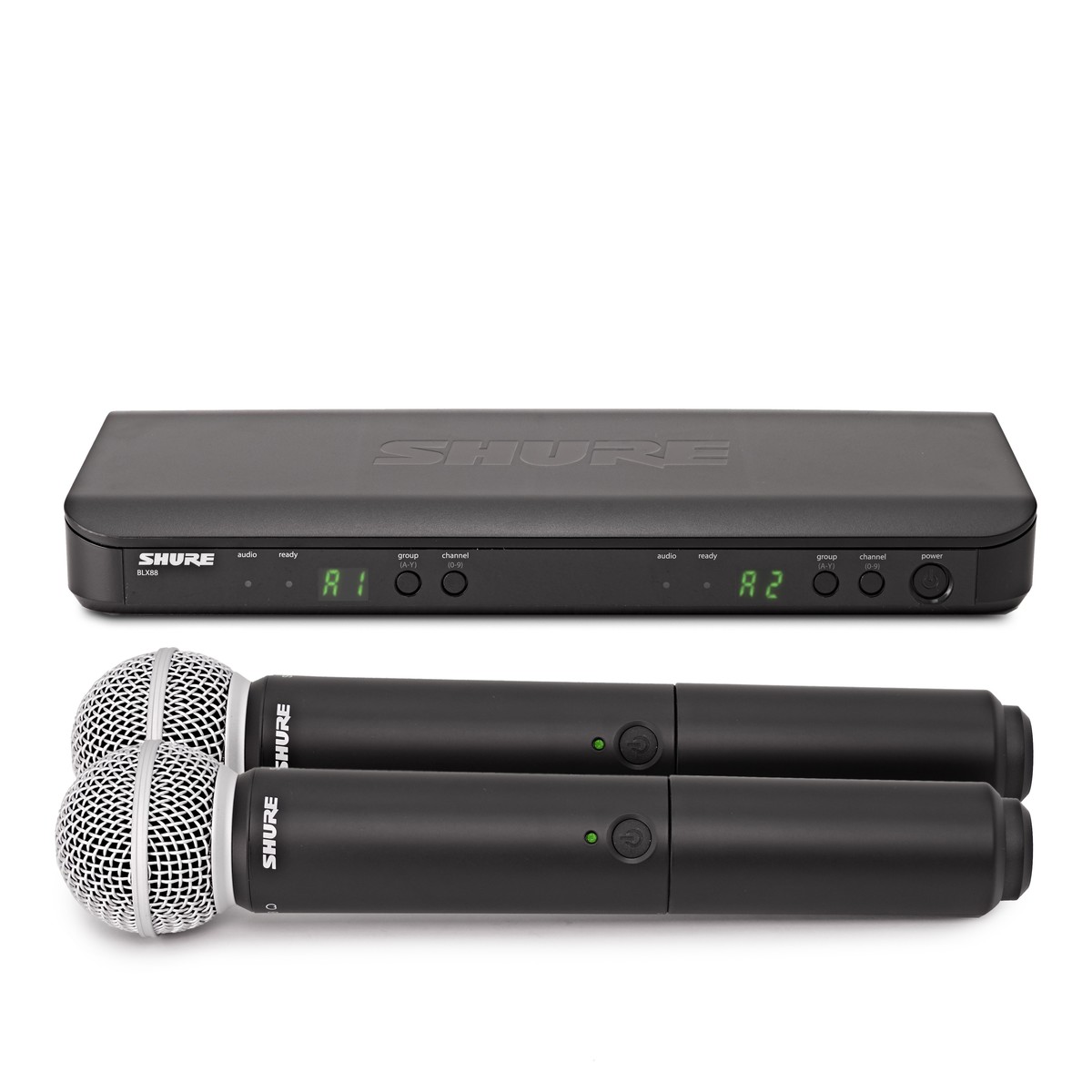 Shure BLX288/SM58-K3E Dual Handheld Wireless Microphone System