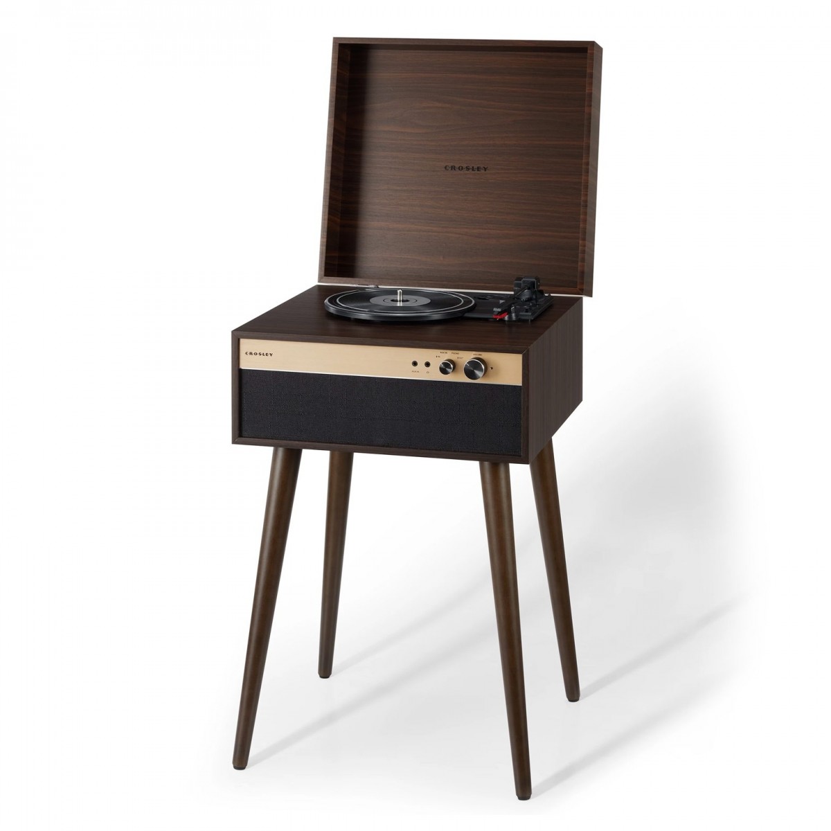 Crosley Jasper Turntable, Walnut
