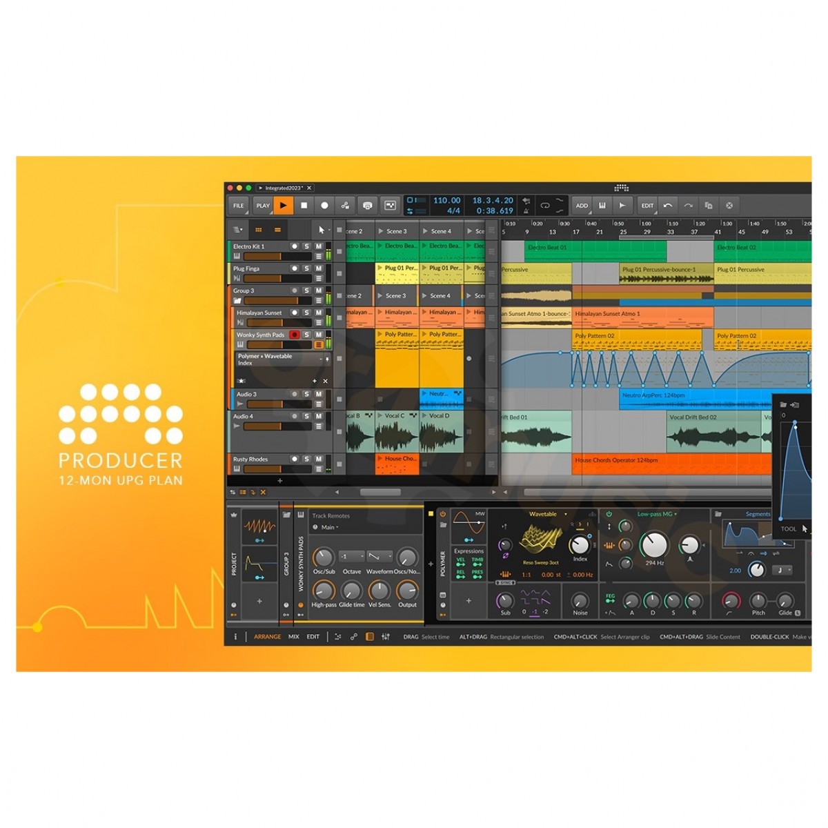 Bitwig Studio Producer 12-Month Upgrade Plan