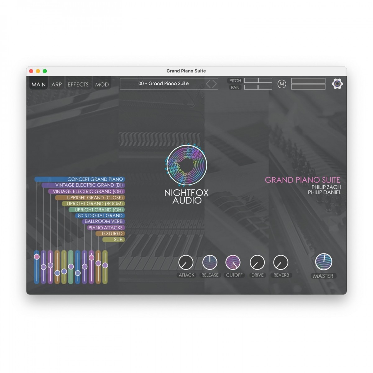 Nightfox Audio Grand Piano Suite