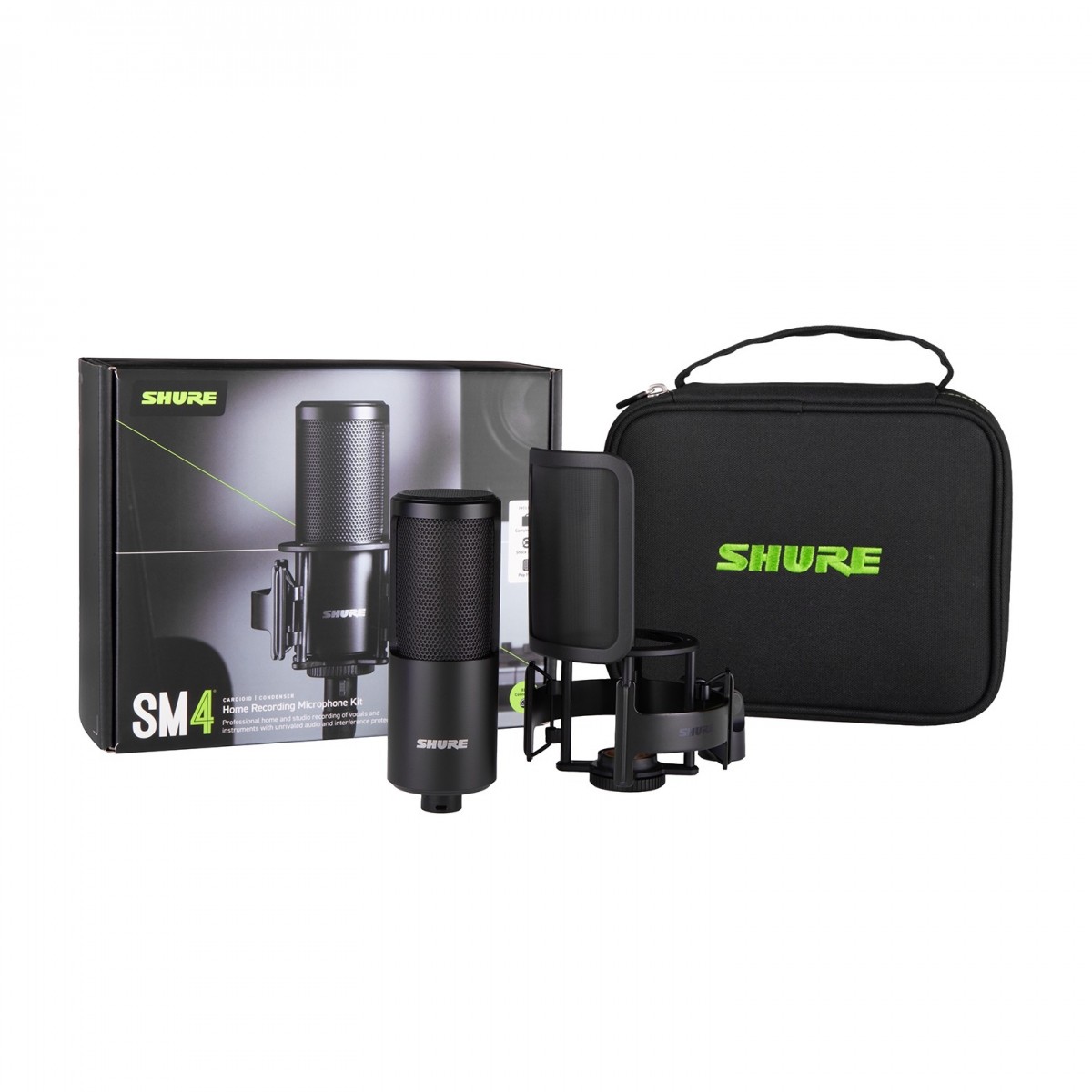 Shure SM4 Dual Diaphragm Condenser Microphone Bundle