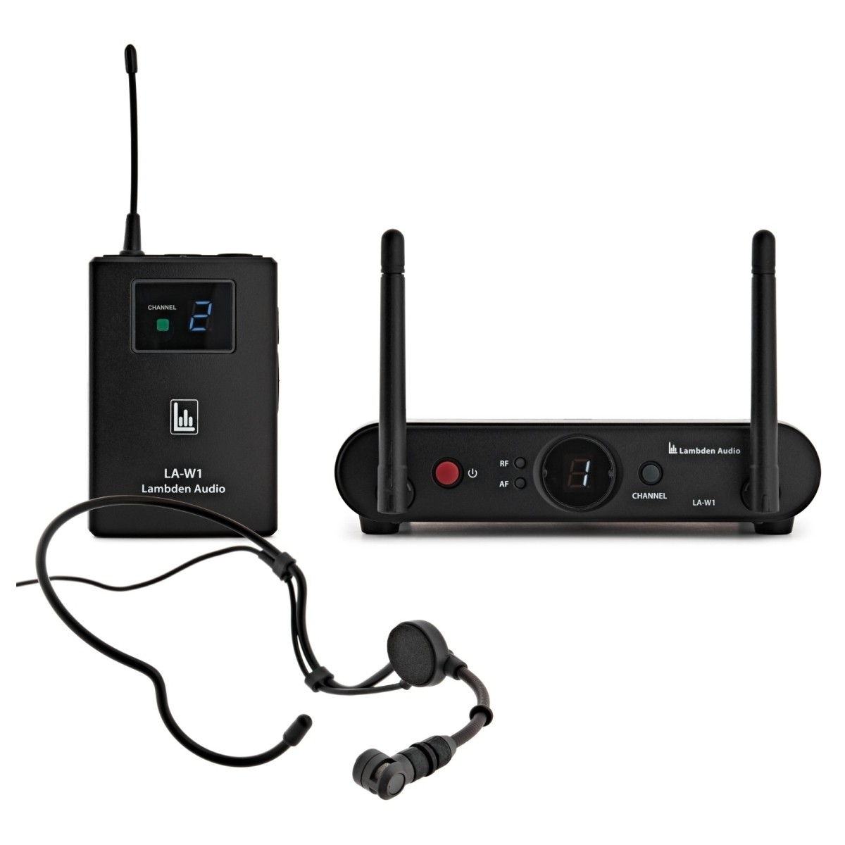 Lambden Audio LA-W1HS UHF Wireless Headset Microphone System