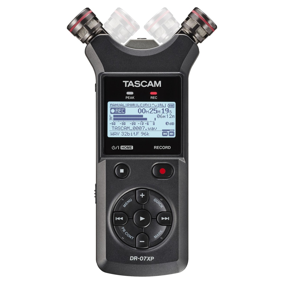 Tascam DR-07XP 32-Bit Float Portable Handheld Recorder With USB-C Audio Interface