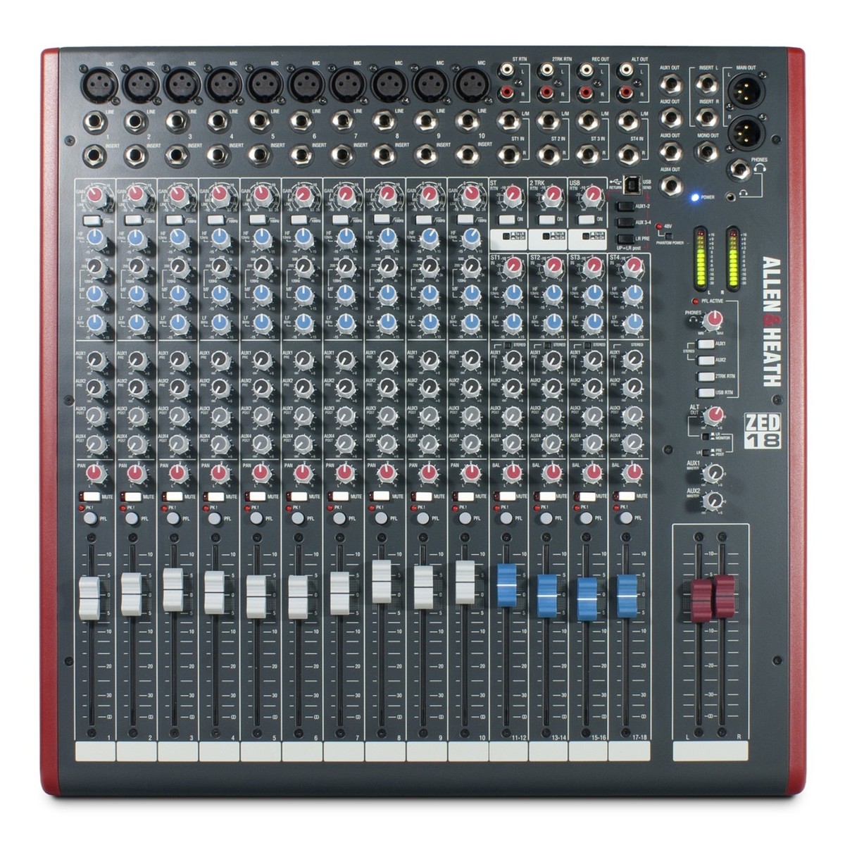 Allen and Heath ZED-18 Analog Mixer With USB