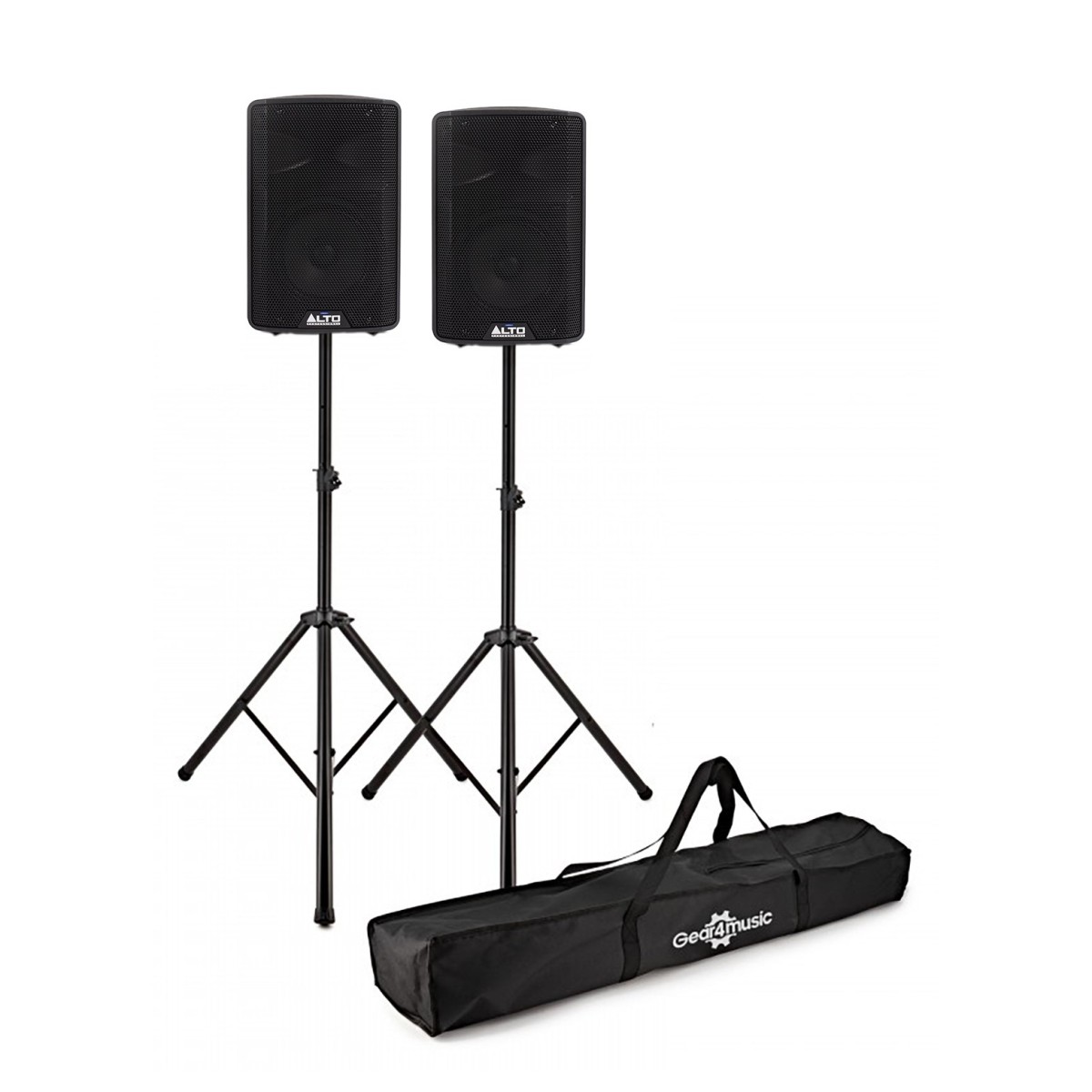 Alto Professional TX408 Active Speakers With Stands, Pair