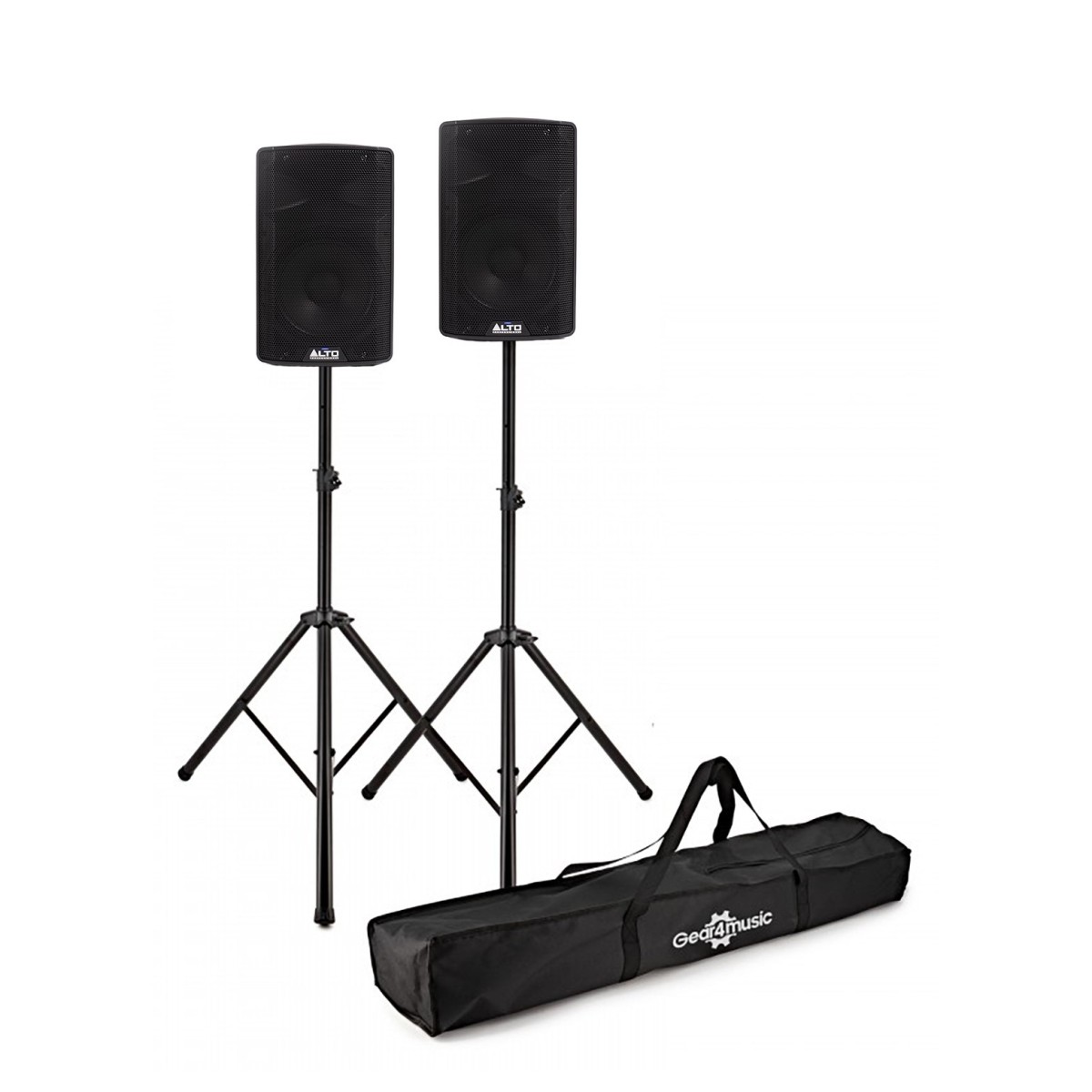 Alto Professional TX410 Active Speakers With Stands, Pair