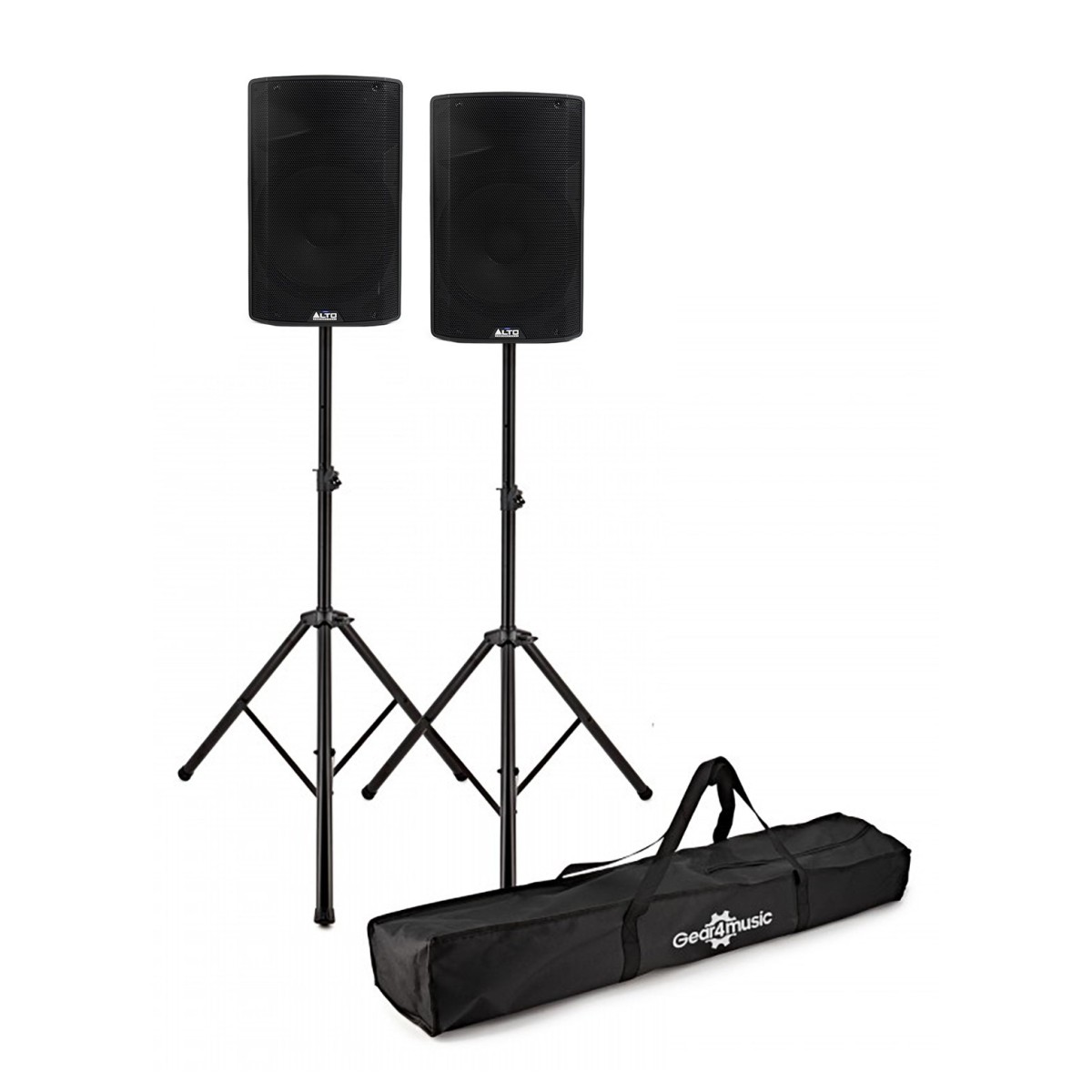Alto Professional TX415 Active Speakers With Stands, Pair