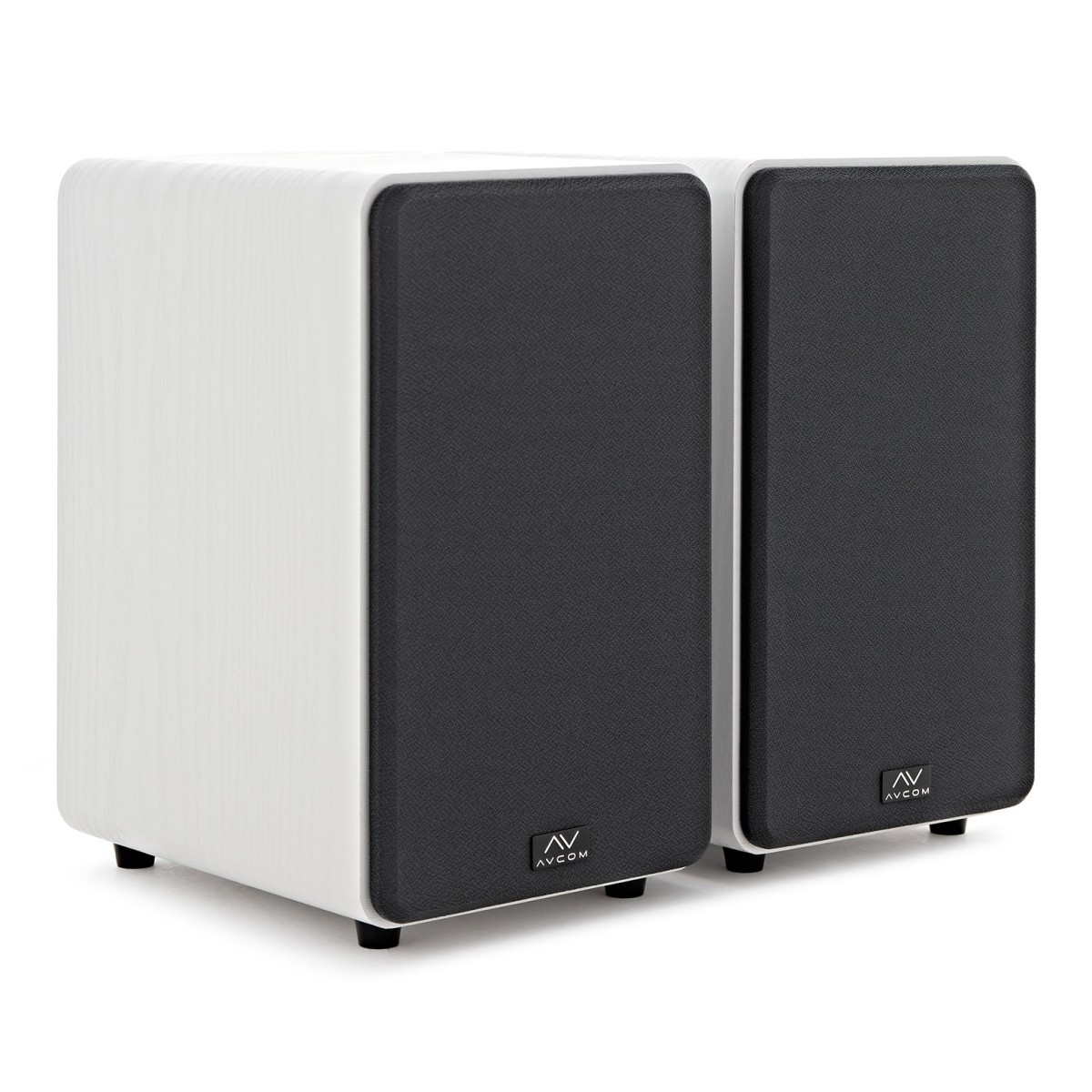 AVCOM Active Bookshelf Speaker Pair, White