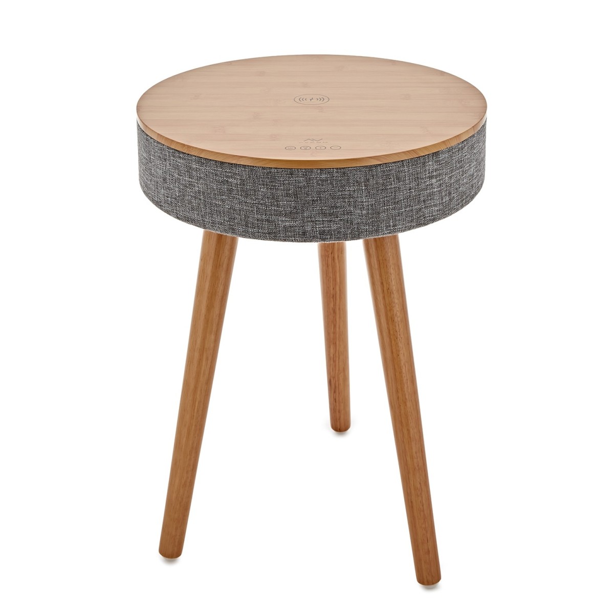 AVCOM Speaker Table with Bluetooth, Oak
