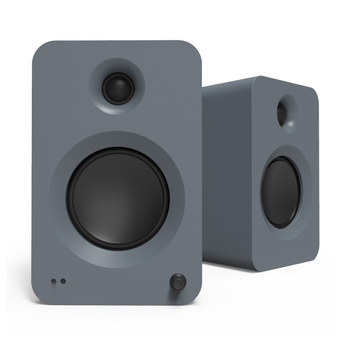 Kanto REN Powered Speakers with HDMI ARC, USB-C, and Bluetooth, Matte Grey