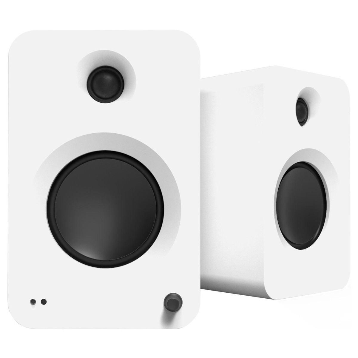 Kanto REN Powered Speakers with HDMI ARC, USB-C, and Bluetooth (Pair), Matte White