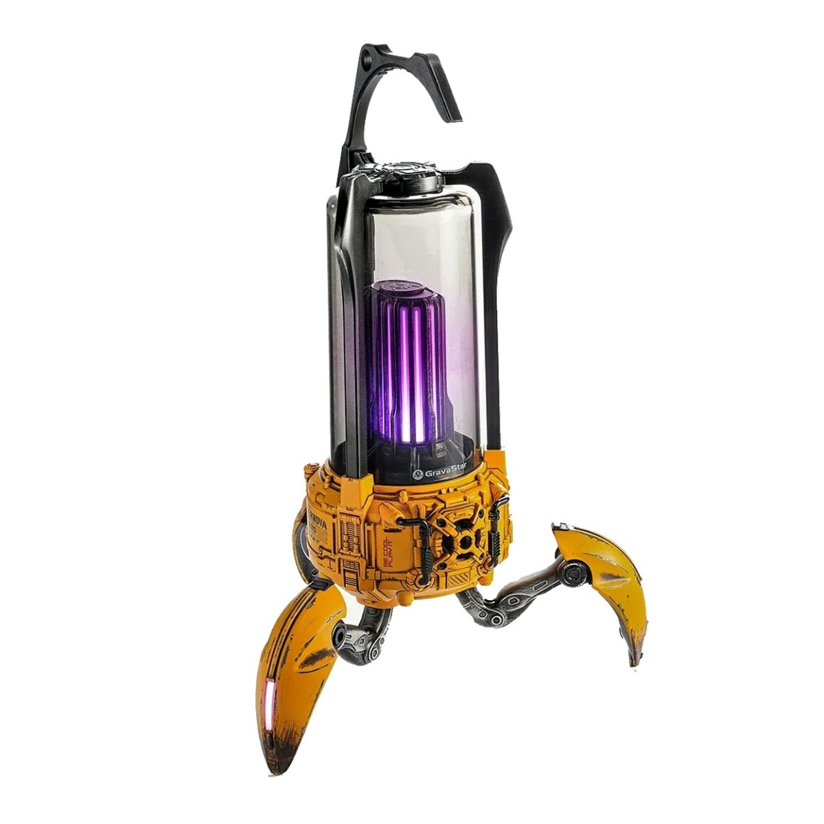 GravaStar Supernova Bluetooth Speaker, Battle-Worn Yellow