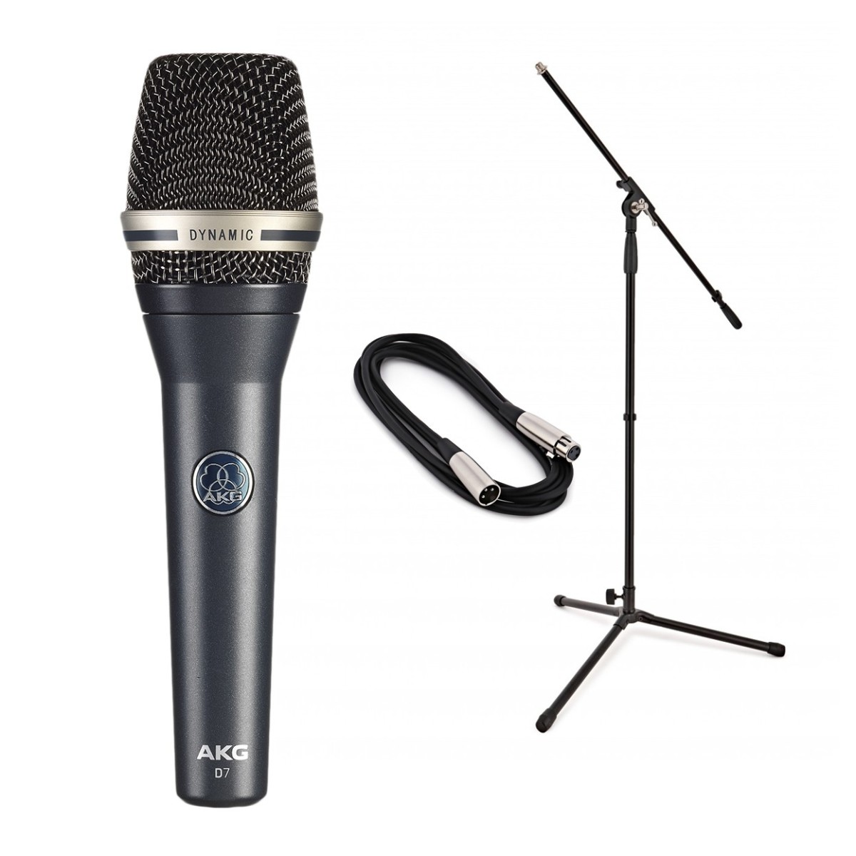 AKG D7 Dynamic Vocal Microphone Bundle