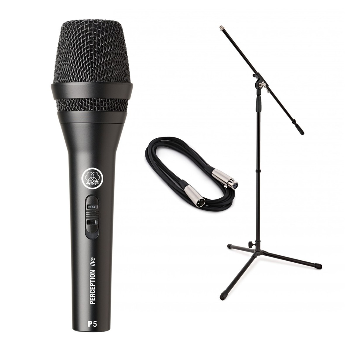 AKG P5 S Dynamic Vocal Microphone with Switch Bundle
