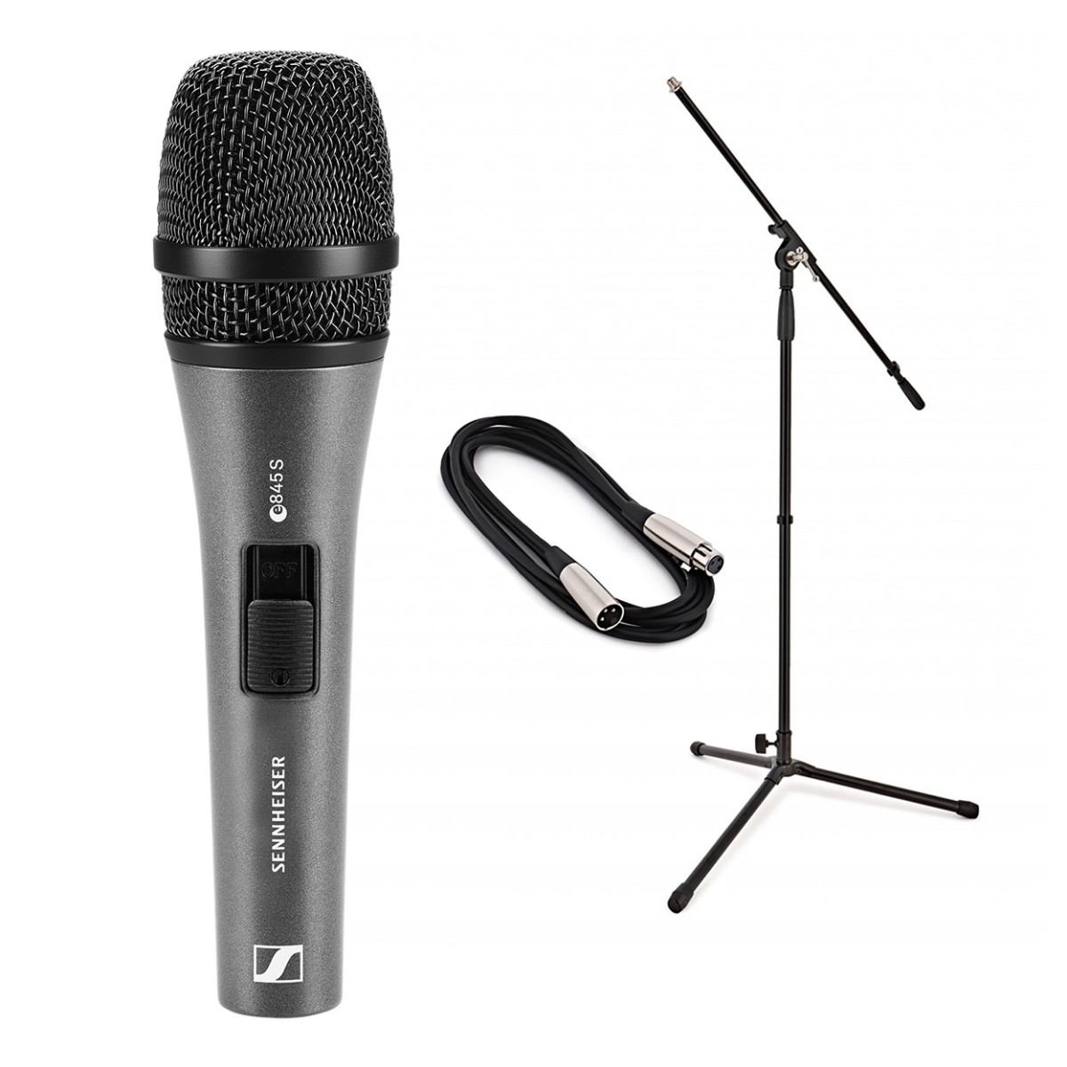Sennheiser e845s Vocal Microphone with Switch Bundle
