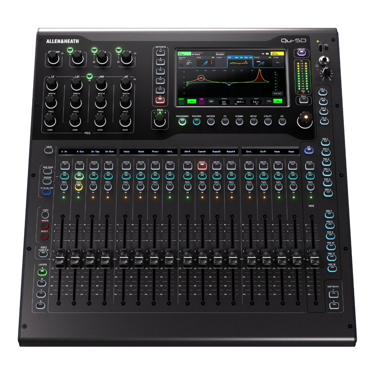 Allen & Heath QU-5D Digital Mixer with Dante