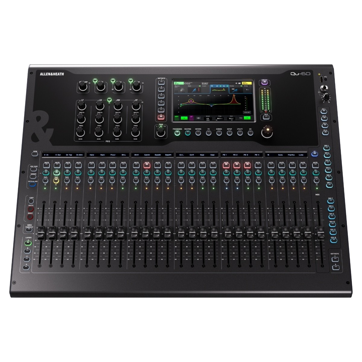 Allen & Heath QU-6D Digital Mixer with Dante