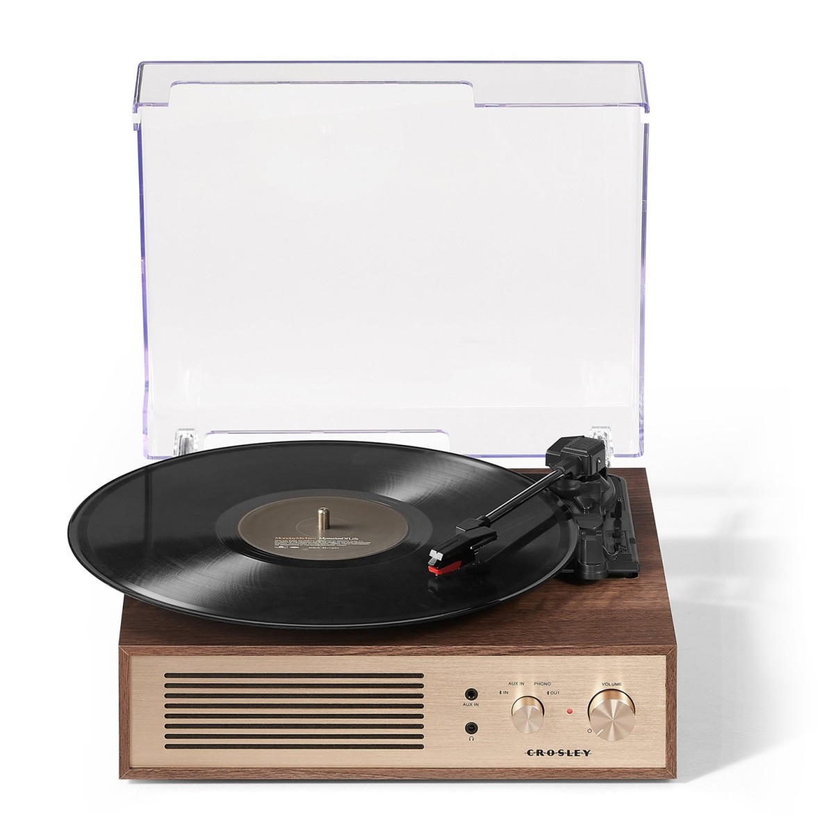 Crosley Miles Turntable, Walnut