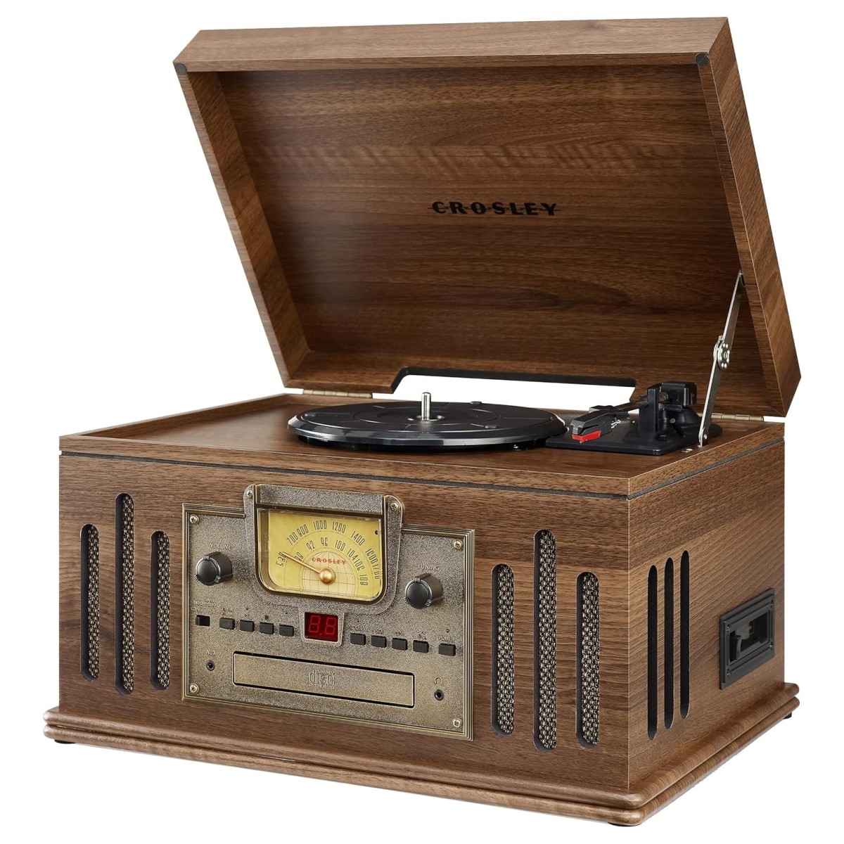 Crosley Musician 8-in-1 Turntable, CD Player and Cassette