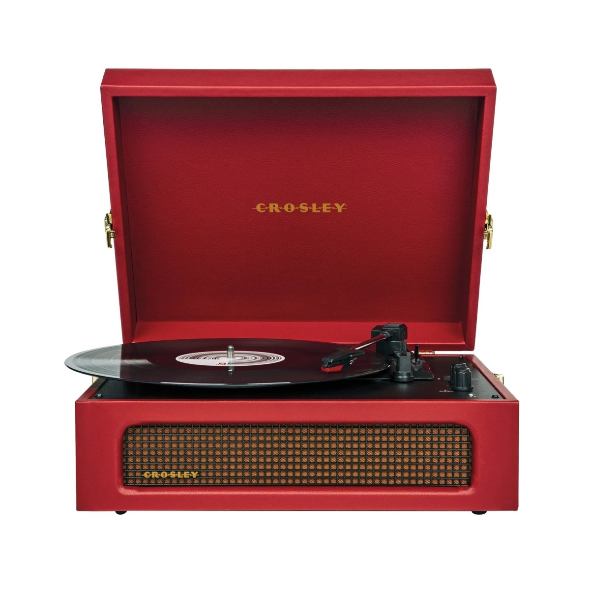 Crosley Voyager Portable Turntable with Bluetooth Out, Burgundy Red