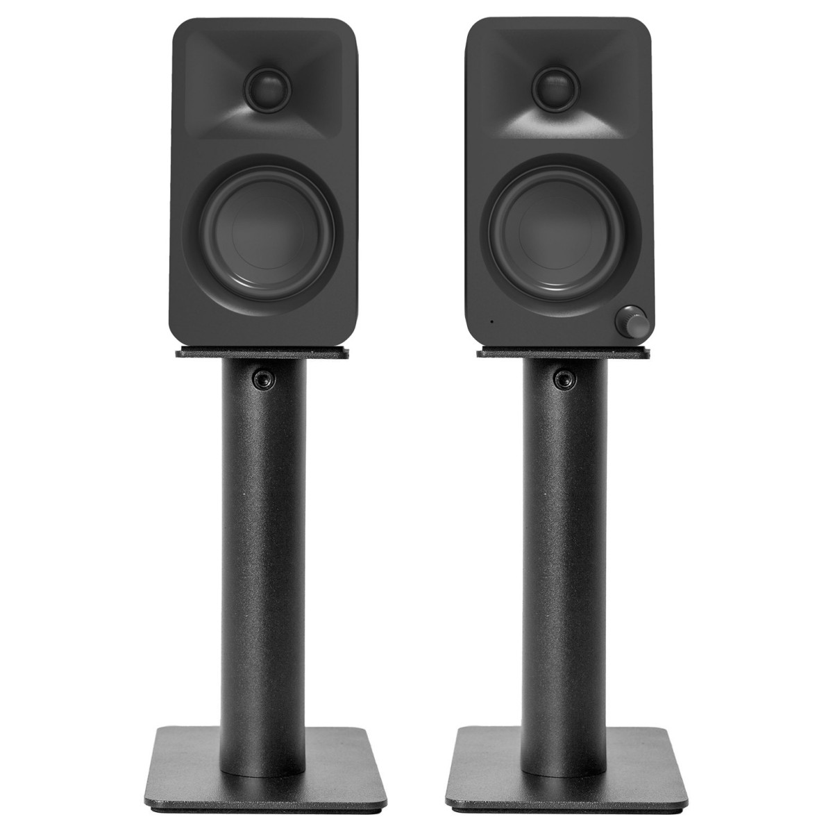 Kanto Ora Desktop Speakers with SP9 Speaker Stands, Black