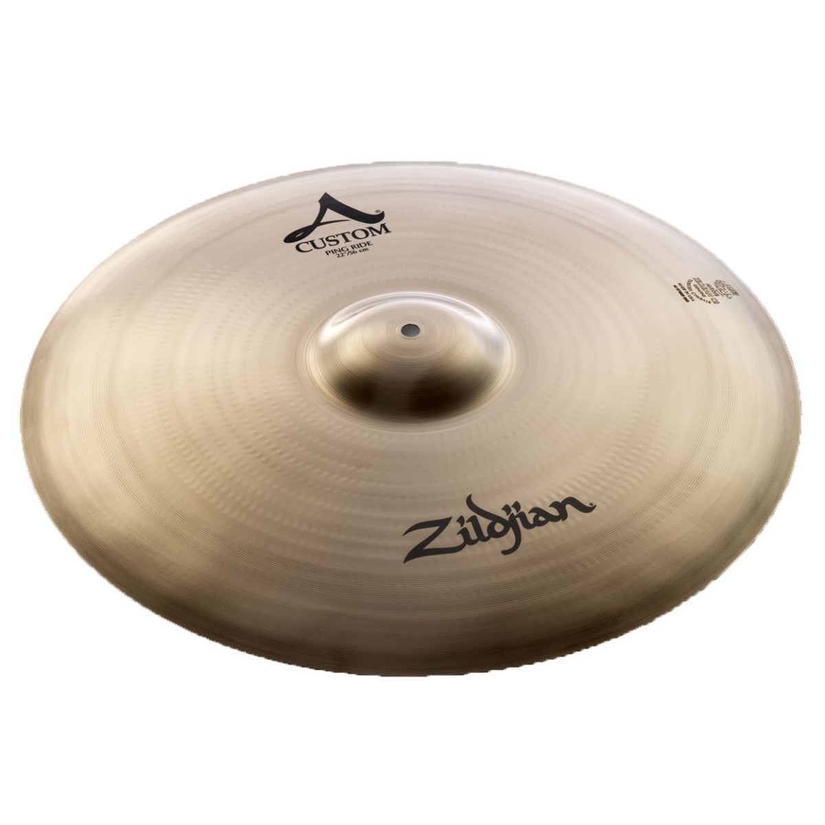 Zildjian A Custom 22'' Ping Ride Cymbal, Brilliant Finish - Nearly New