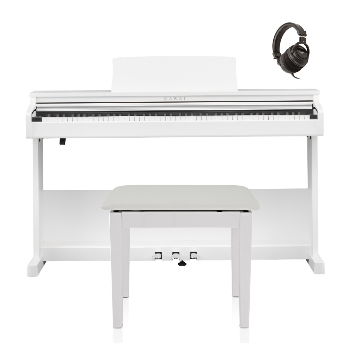 Kawai CX-102 Digital Piano Package, Satin White