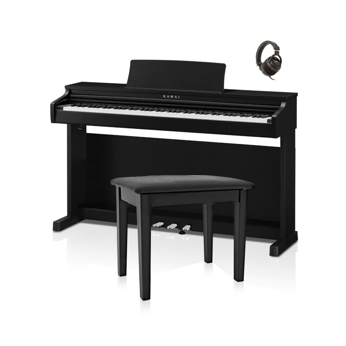 Kawai CX-202 Digital Piano Package, Satin Black