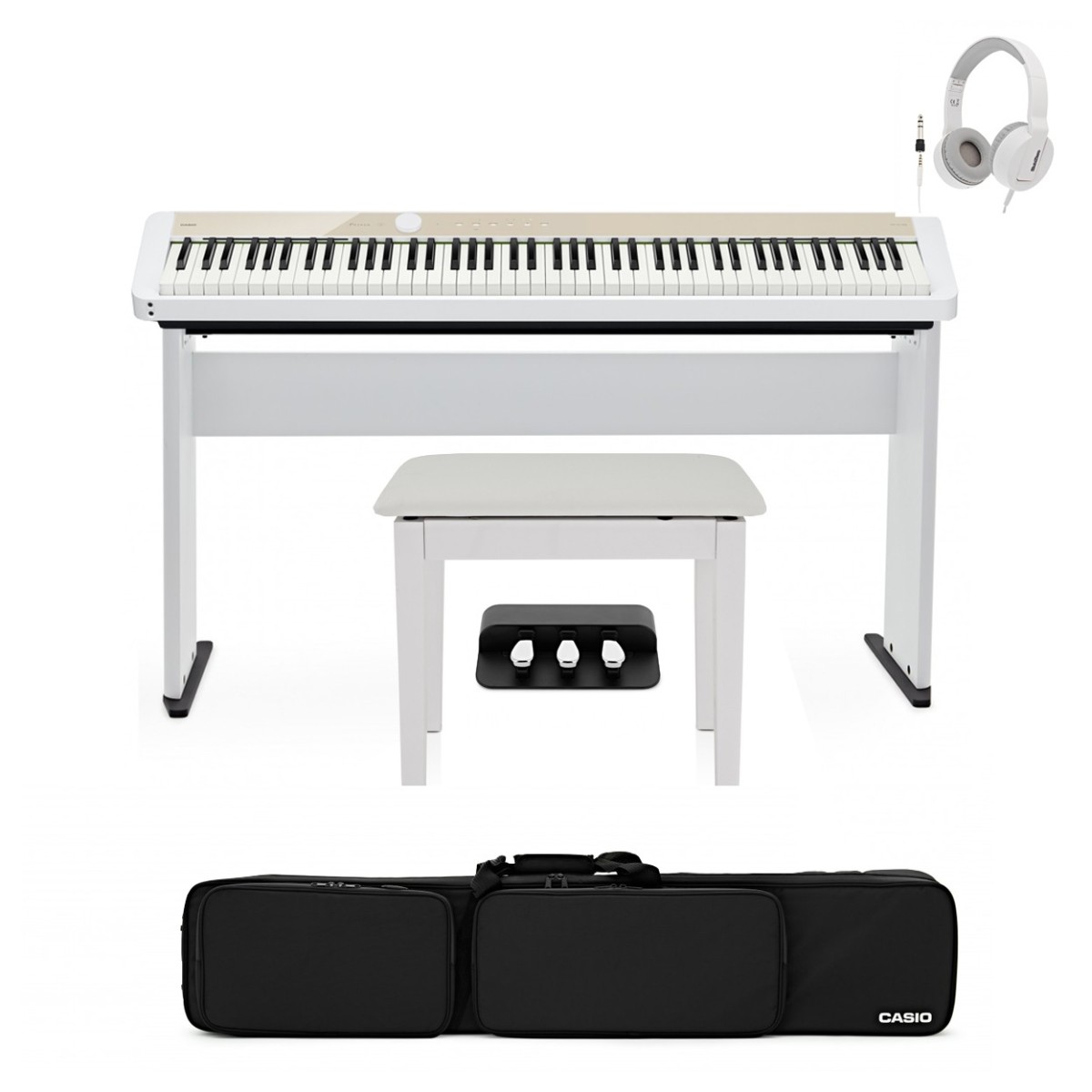 Casio PX S1100 Digital Piano Package, Mellow Beige