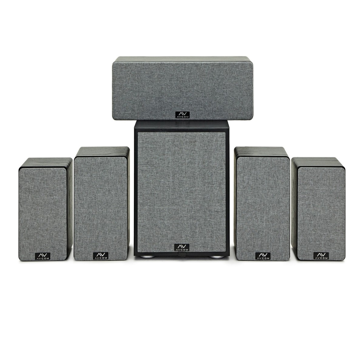 AVCOM 5.1 Speaker Bundle, Black