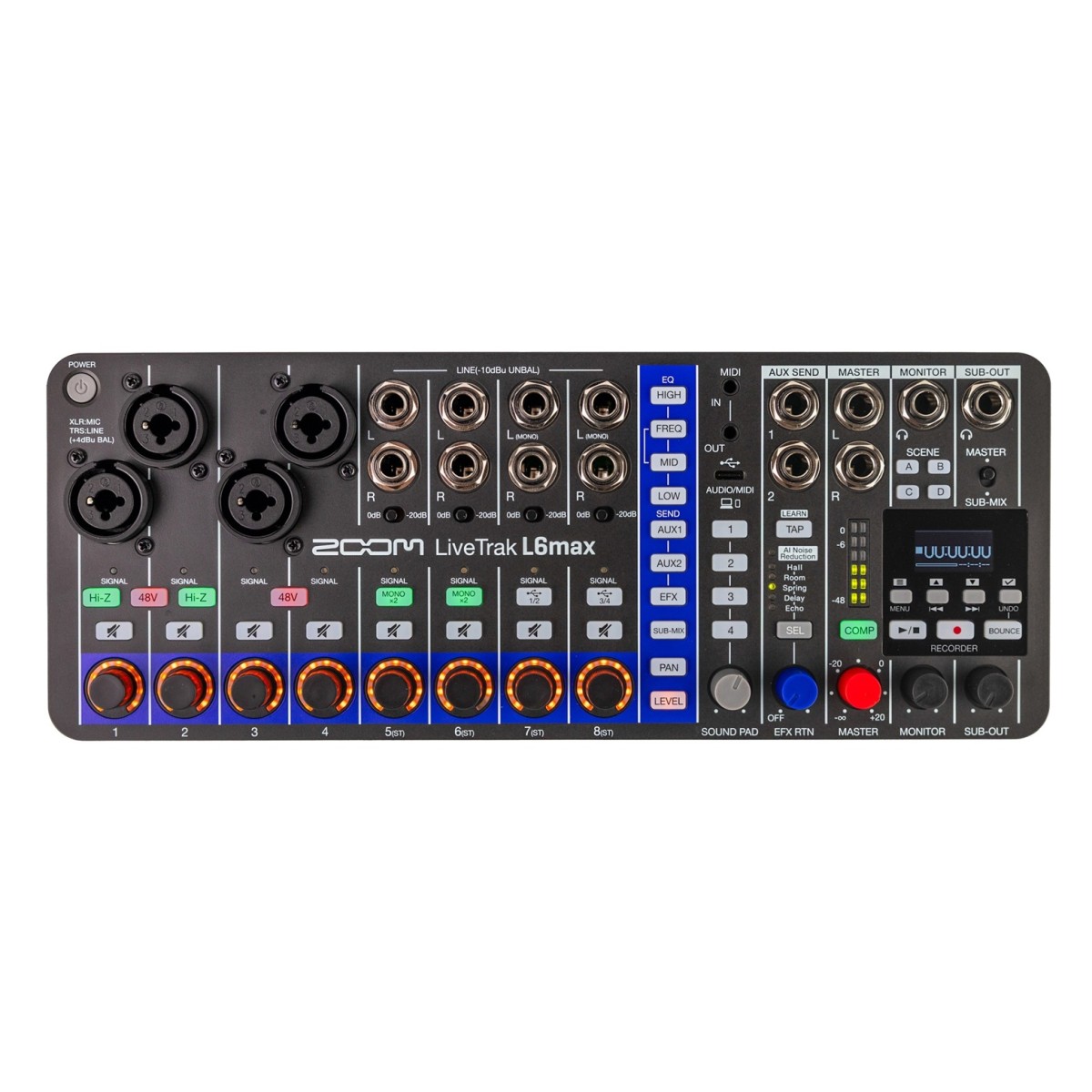 Zoom L-6 Max Portable Mixer