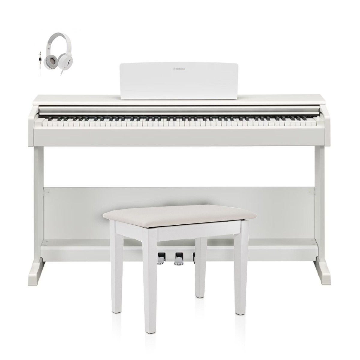 Yamaha YDP 105 Digital Piano Package, White