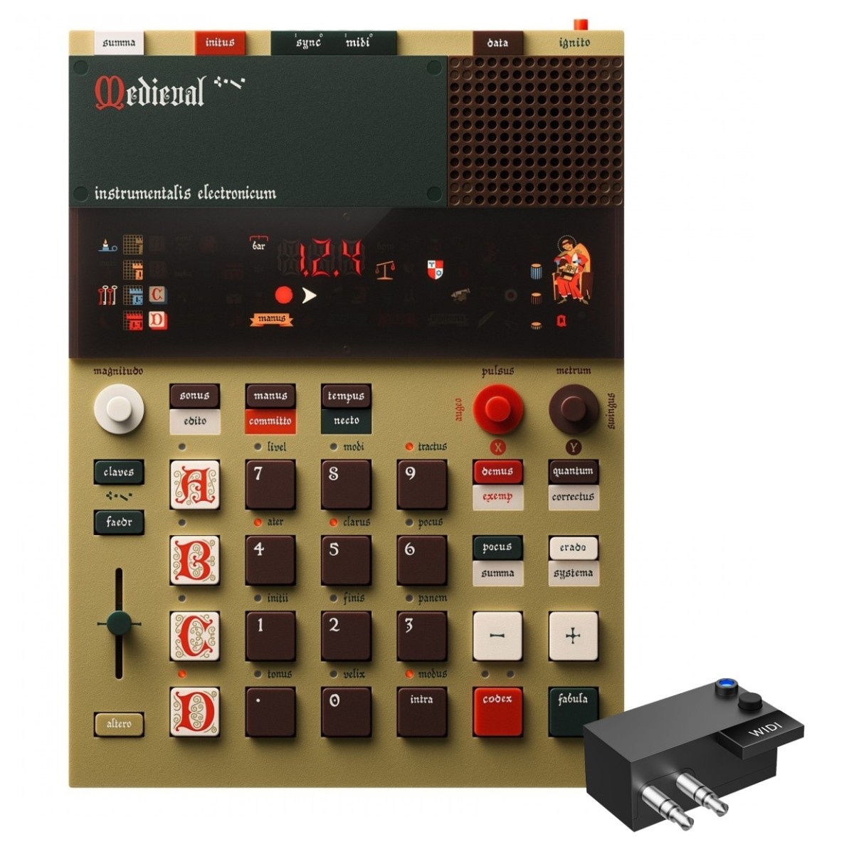 Teenage Engineering EP-1320 Medieval with CME Wireless MIDI