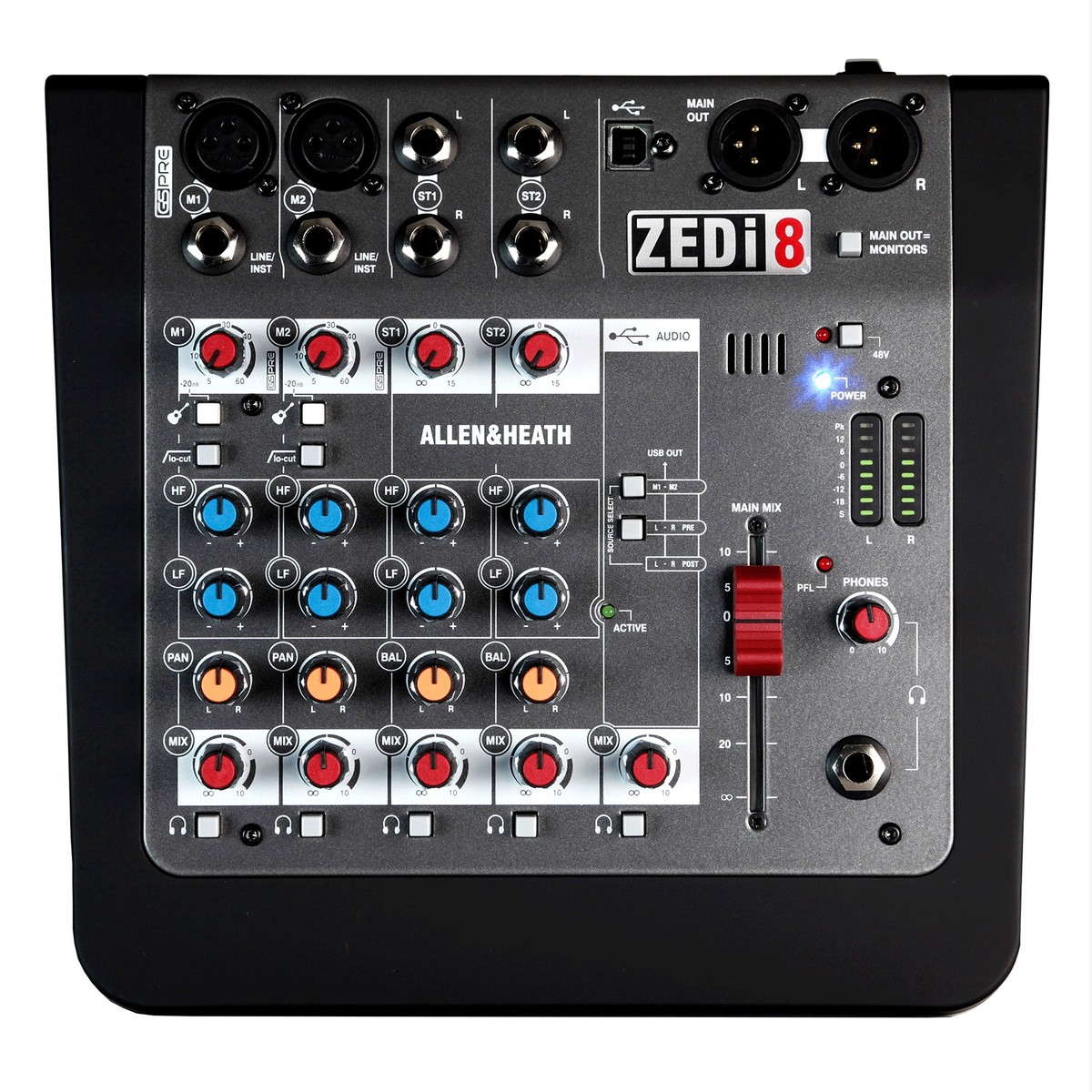 Allen and Heath ZEDi-8 Compact Mixer