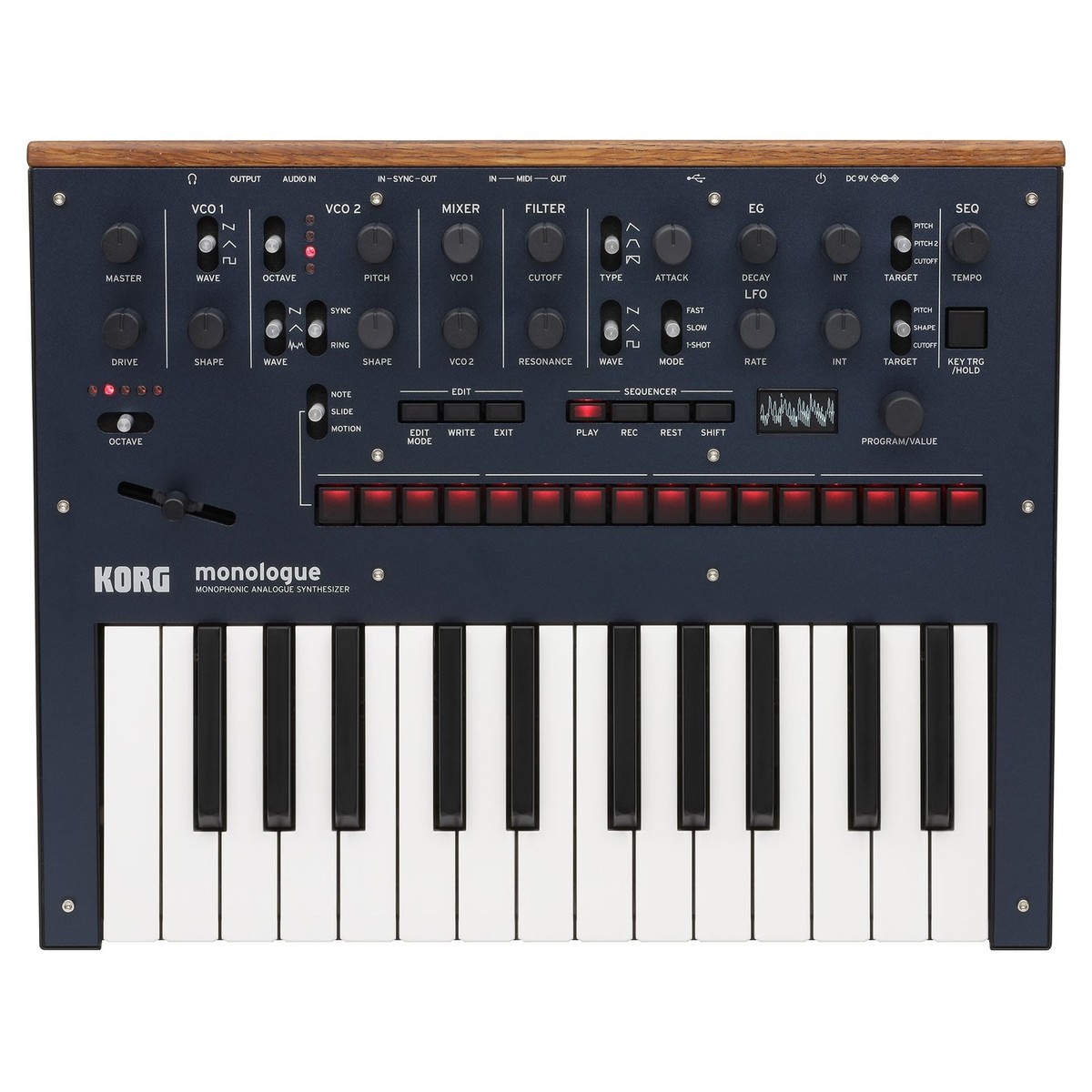 Korg Monologue Analog Synthesizer, Blue