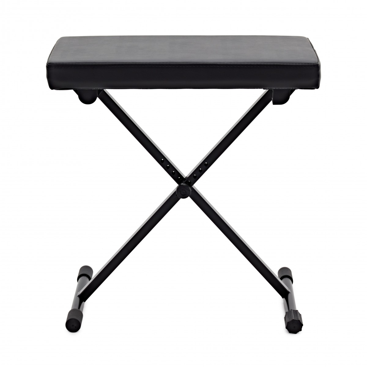 K&M 14065 Keyboard Bench, Imitation Leather, Black
