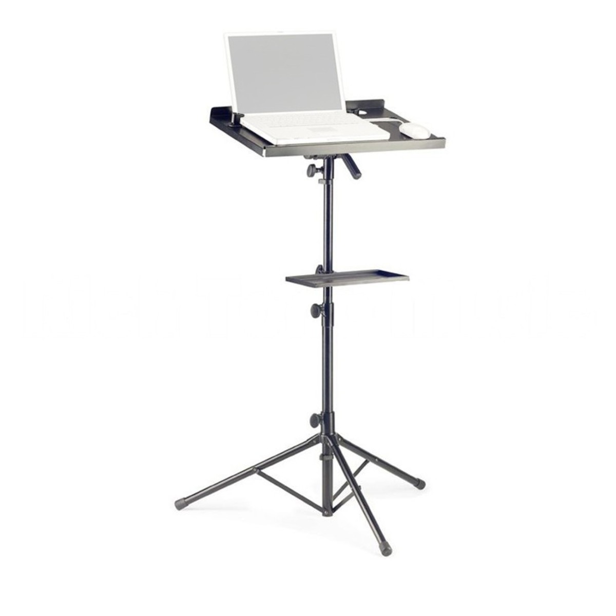 Stagg COS-10 Laptop Stand & Extra Table, Black