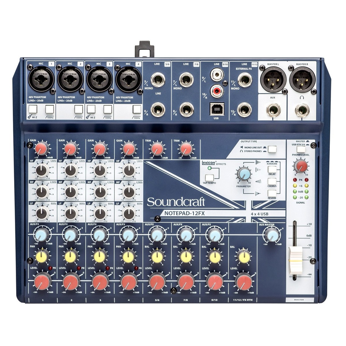 Soundcraft Notepad 12-FX Analog USB Mixer