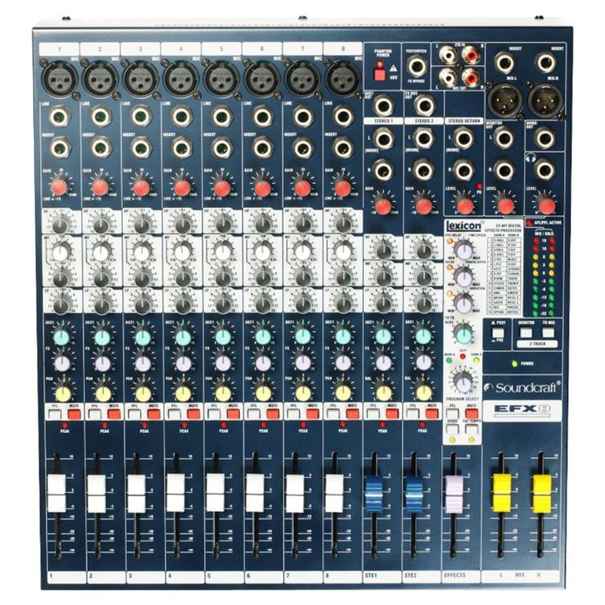 Soundcraft EFX8 Mixer with Lexicon FX