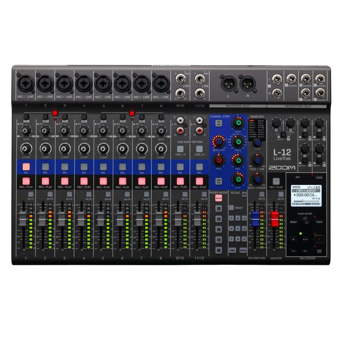 Zoom LiveTrak L-12 Digital Mixer