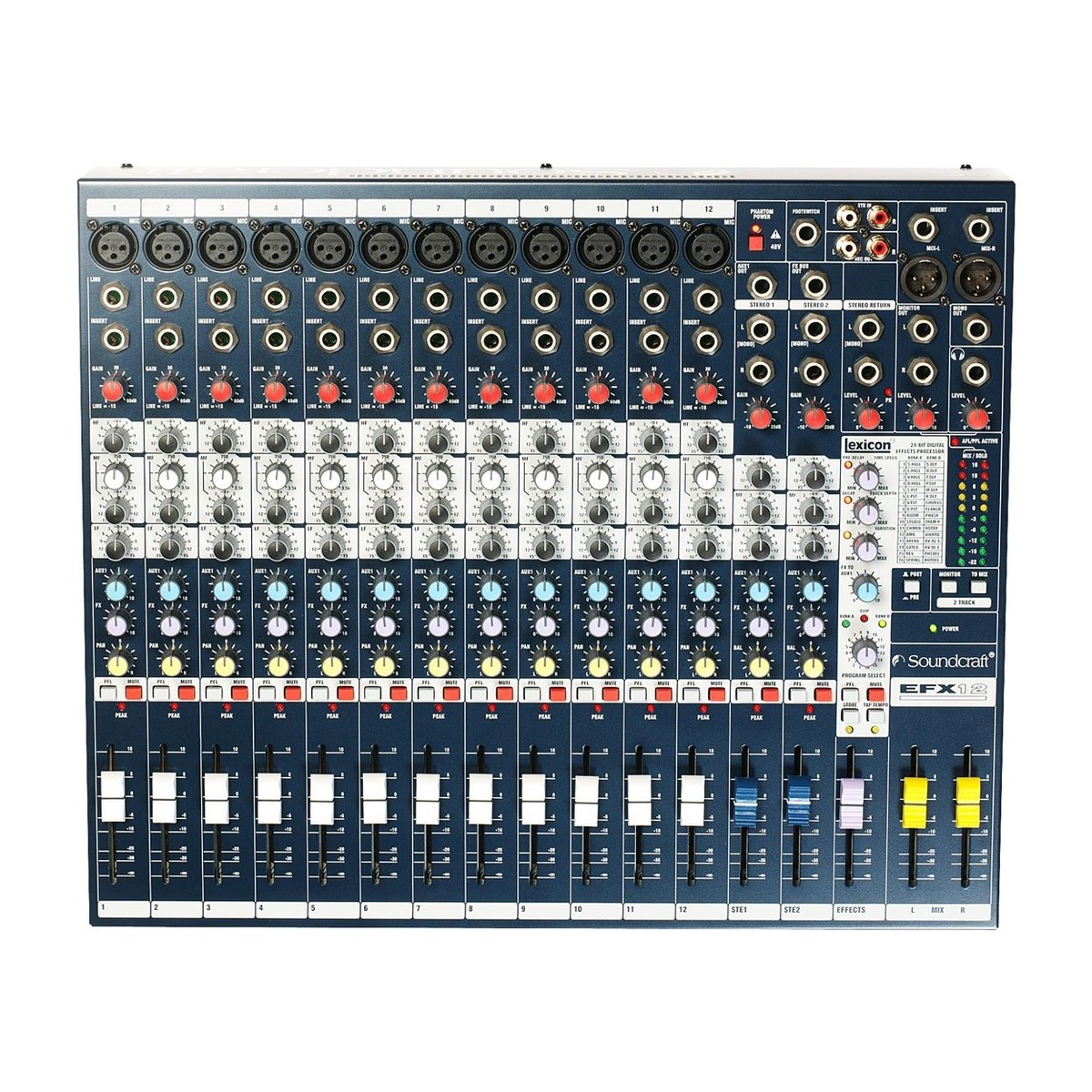 Soundcraft EFX12 Mixer with Lexicon FX
