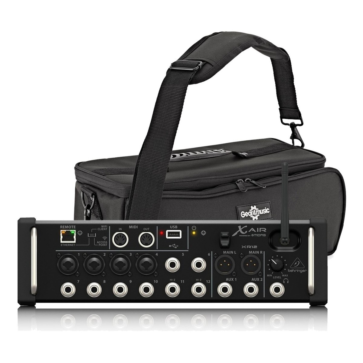 Behringer X AIR XR12 12-Channel Digital Mixer with Padded Bag