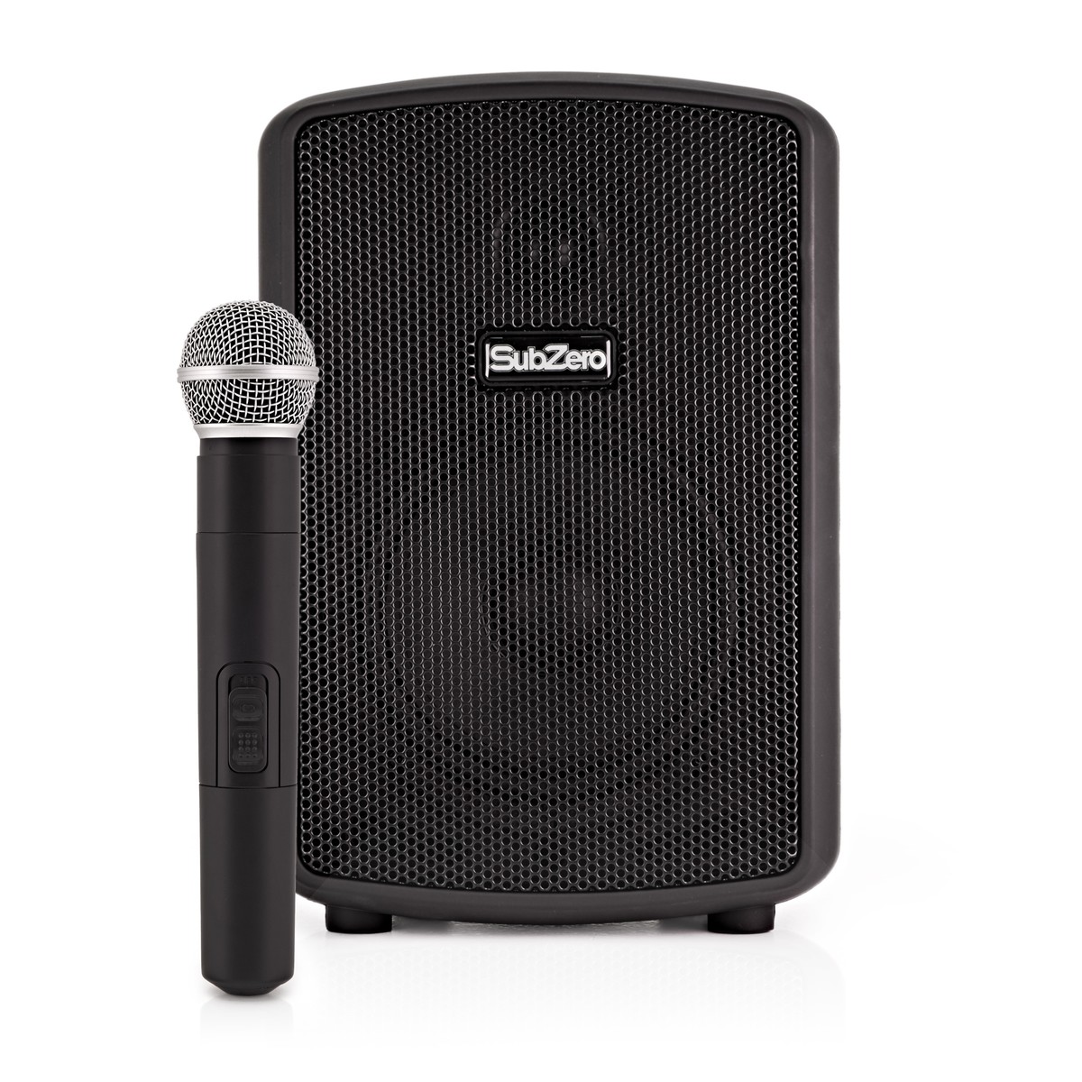SubZero Portable PA w/ Digital Media Player + Wireless Mic NearlyNew