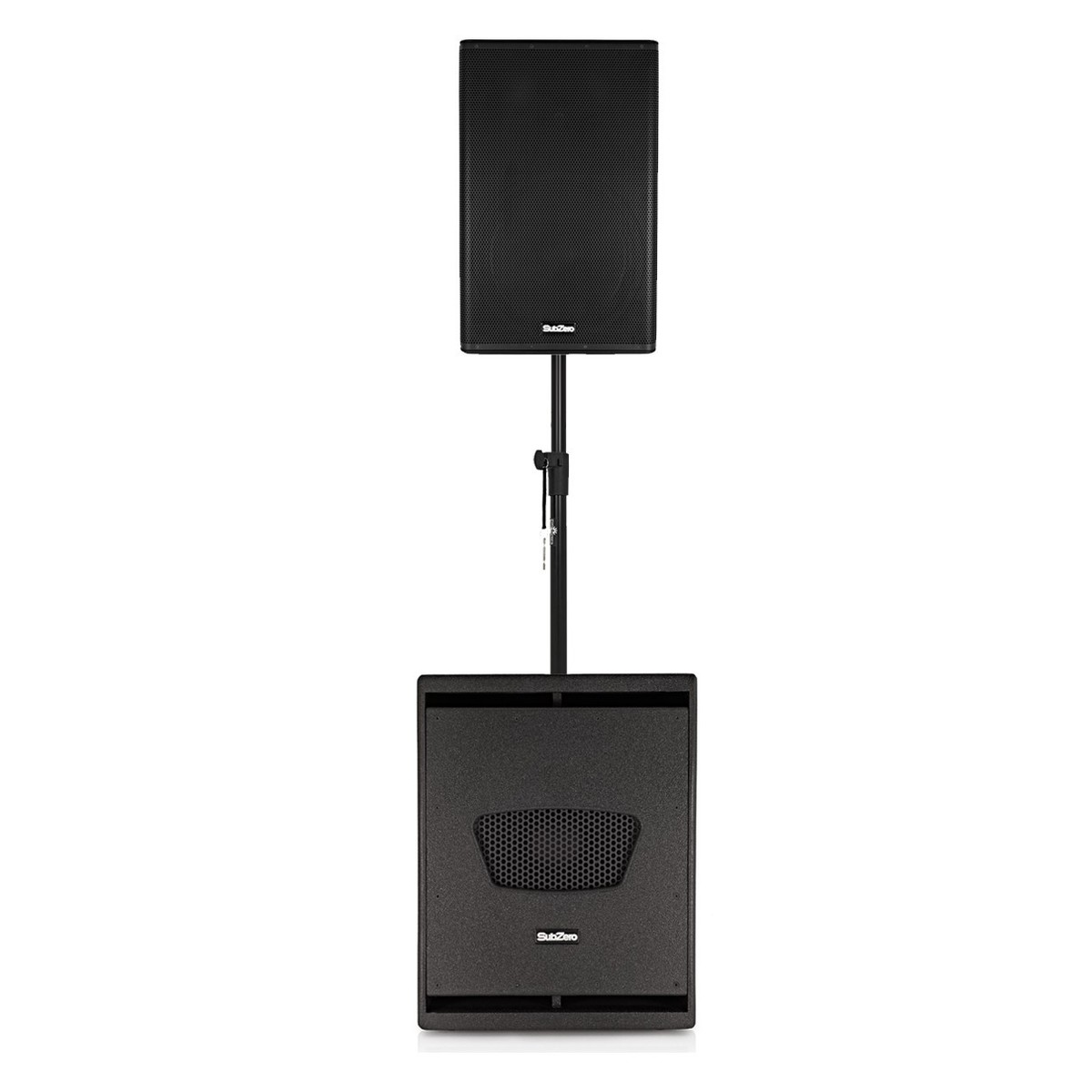 SubZero P12X Active DSP Speaker and P15SX DSP Subwoofer
