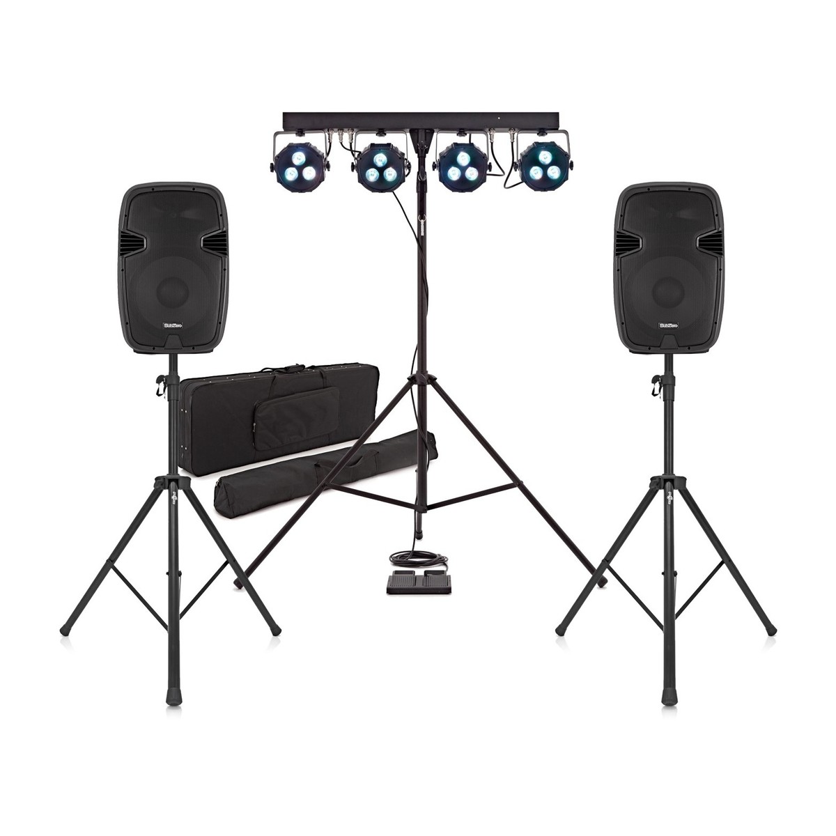 SubZero 15'' Speaker Bundle with Stage Par Bar Package