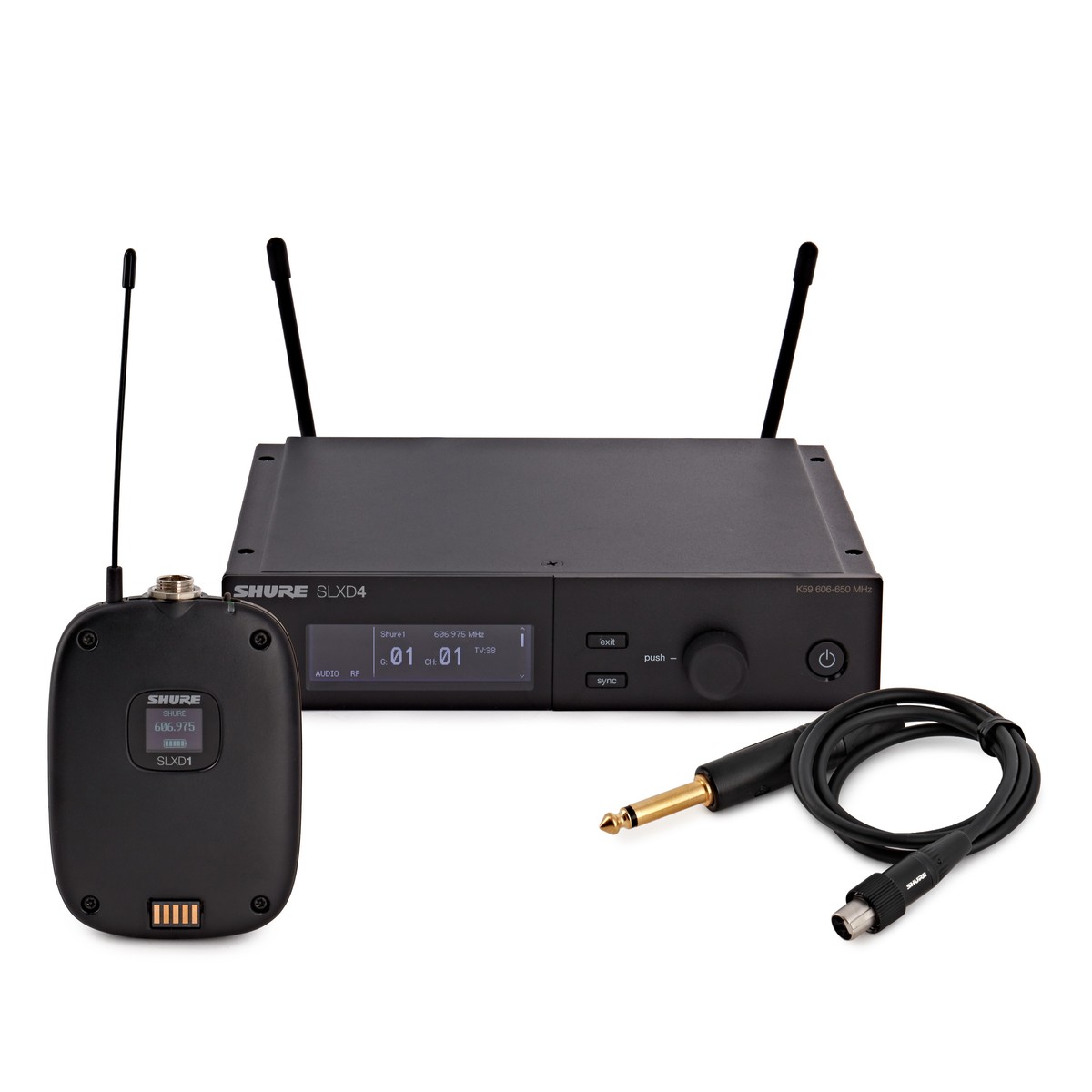 Shure SLXD14-K59 Bodypack Guitar Wireless System
