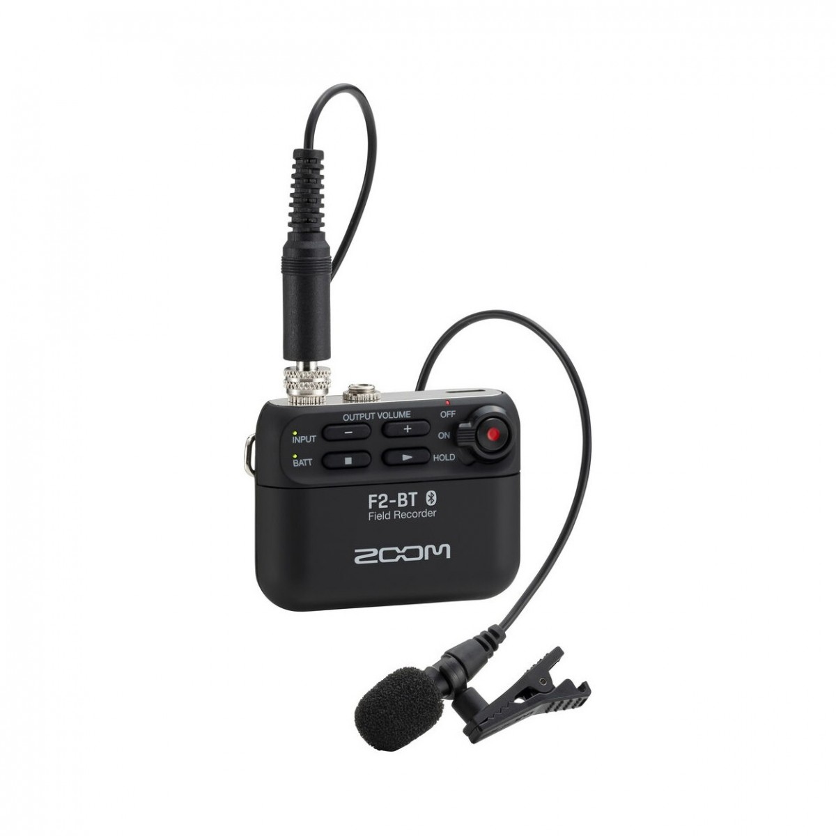 Zoom F2-BT Field Recorder with Bluetooth and Lavalier Mic